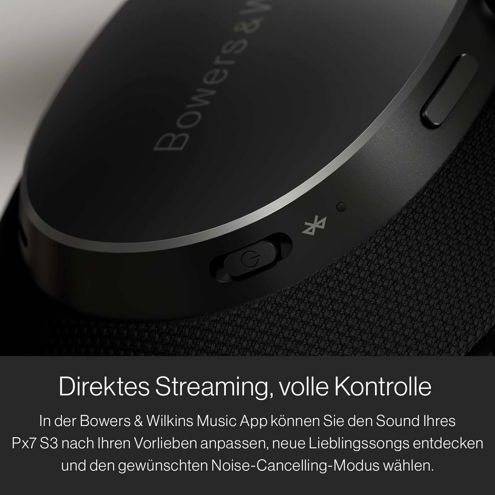 Bowers & Wilkins Px7 S3 Over-Ear-Kopfhörer Weiß mit ANC