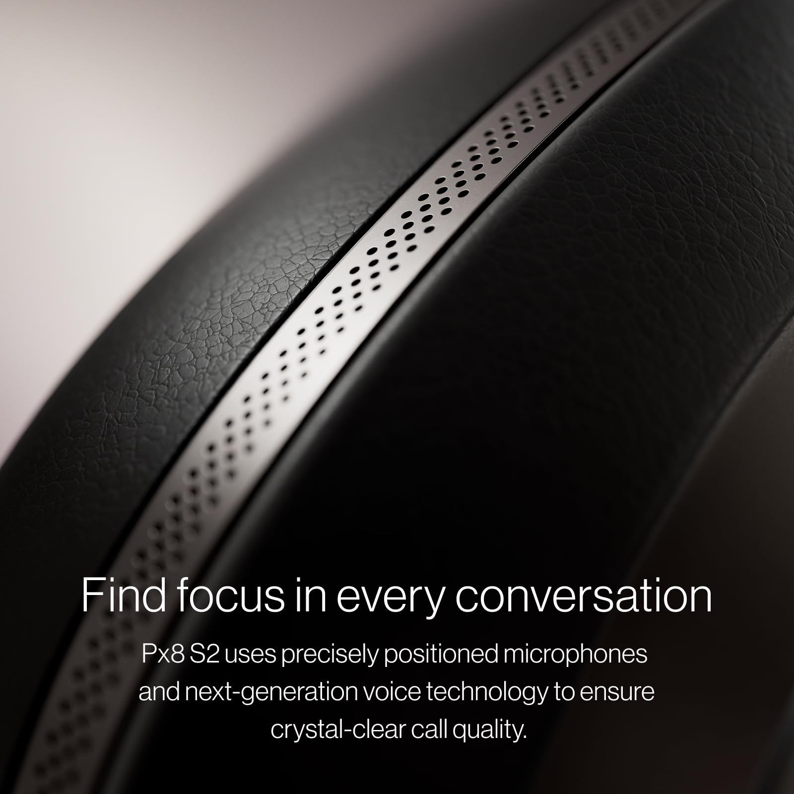 Bowers & Wilkins Px8 S2 Over-Ear-Kopfhörer Onyx Schwarz mit ANC