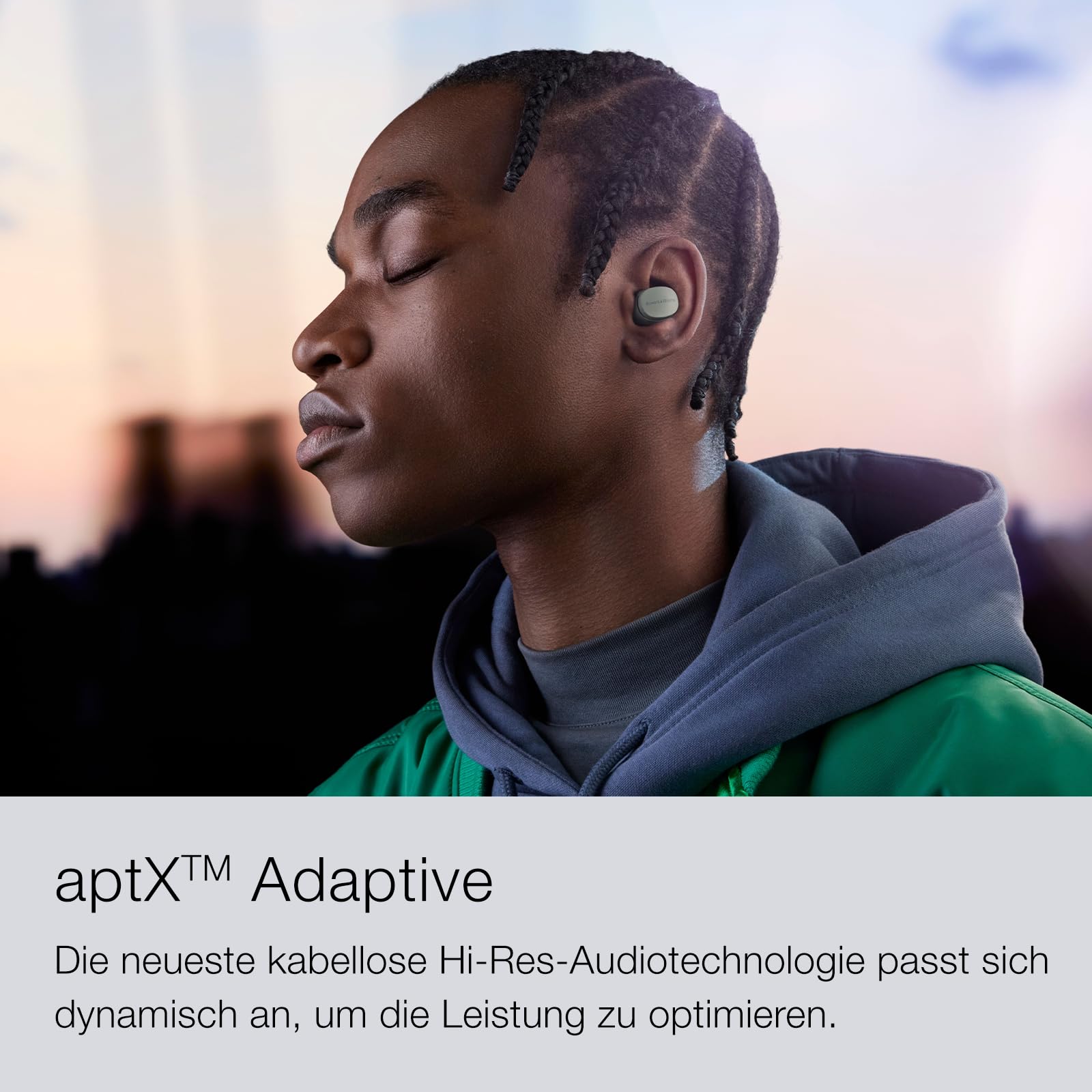 Bowers & Wilkins Pi6 True-Wireless-Kopfhörer Schwarz mit ANC