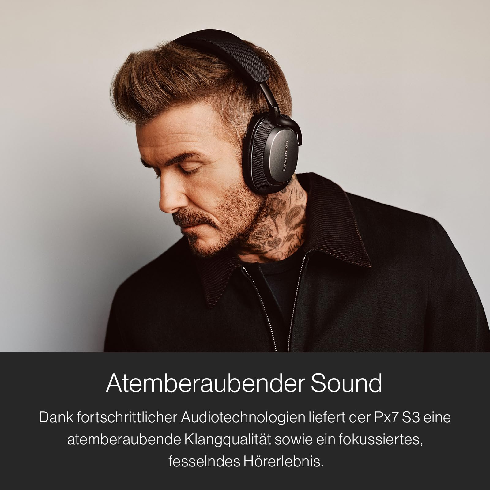 Bowers & Wilkins Px7 S3 Over-Ear-Kopfhörer Weiß mit ANC
