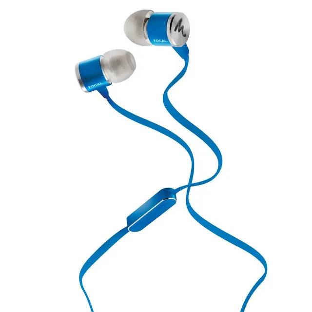 Focal Spark In-Ear-Kopfhörer Kobaltblau mit Mikrofon und Fernbedienung