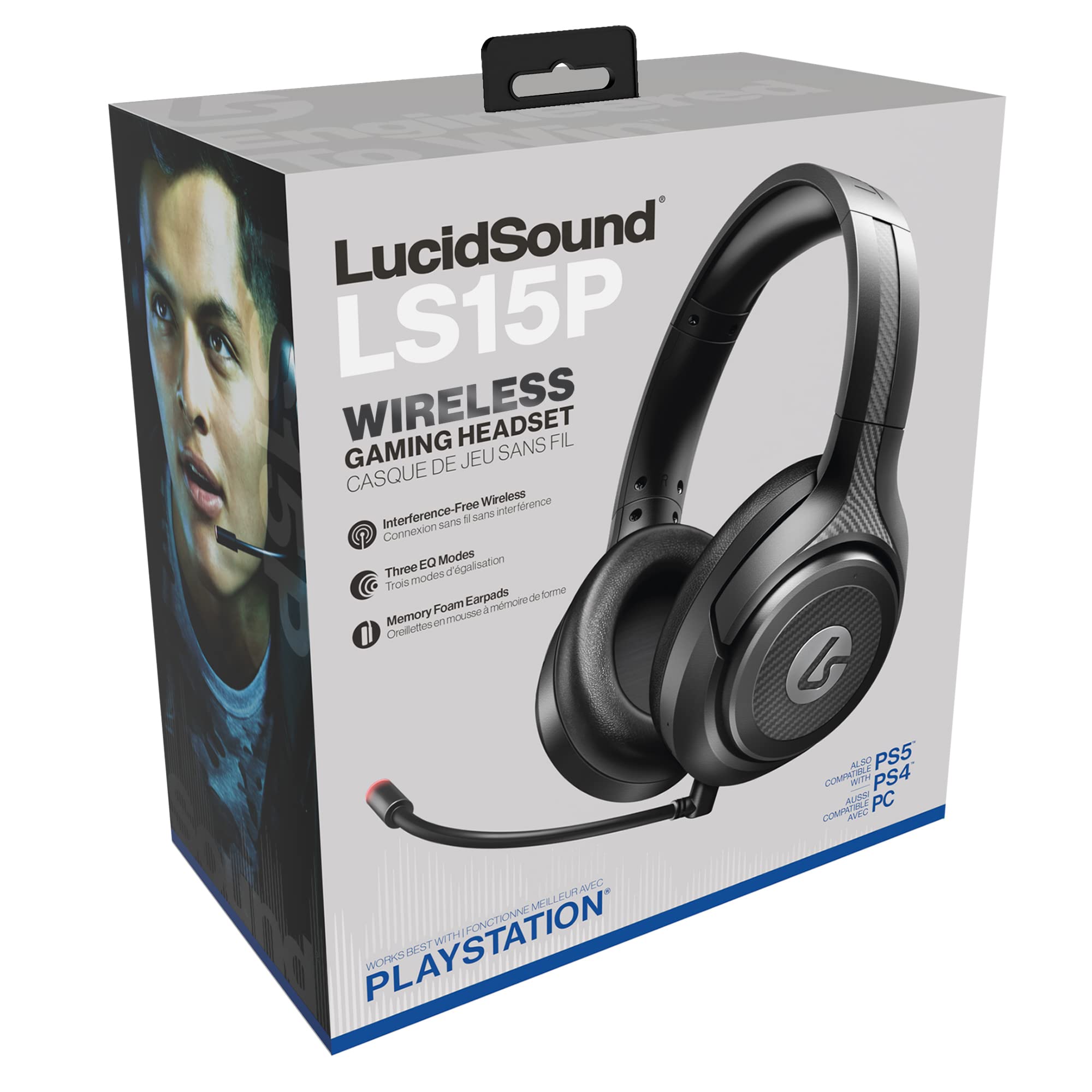 LucidSound LS15 LS15P Wireless Gaming-Headset für PlayStation mit 15 Stunden Laufzeit
