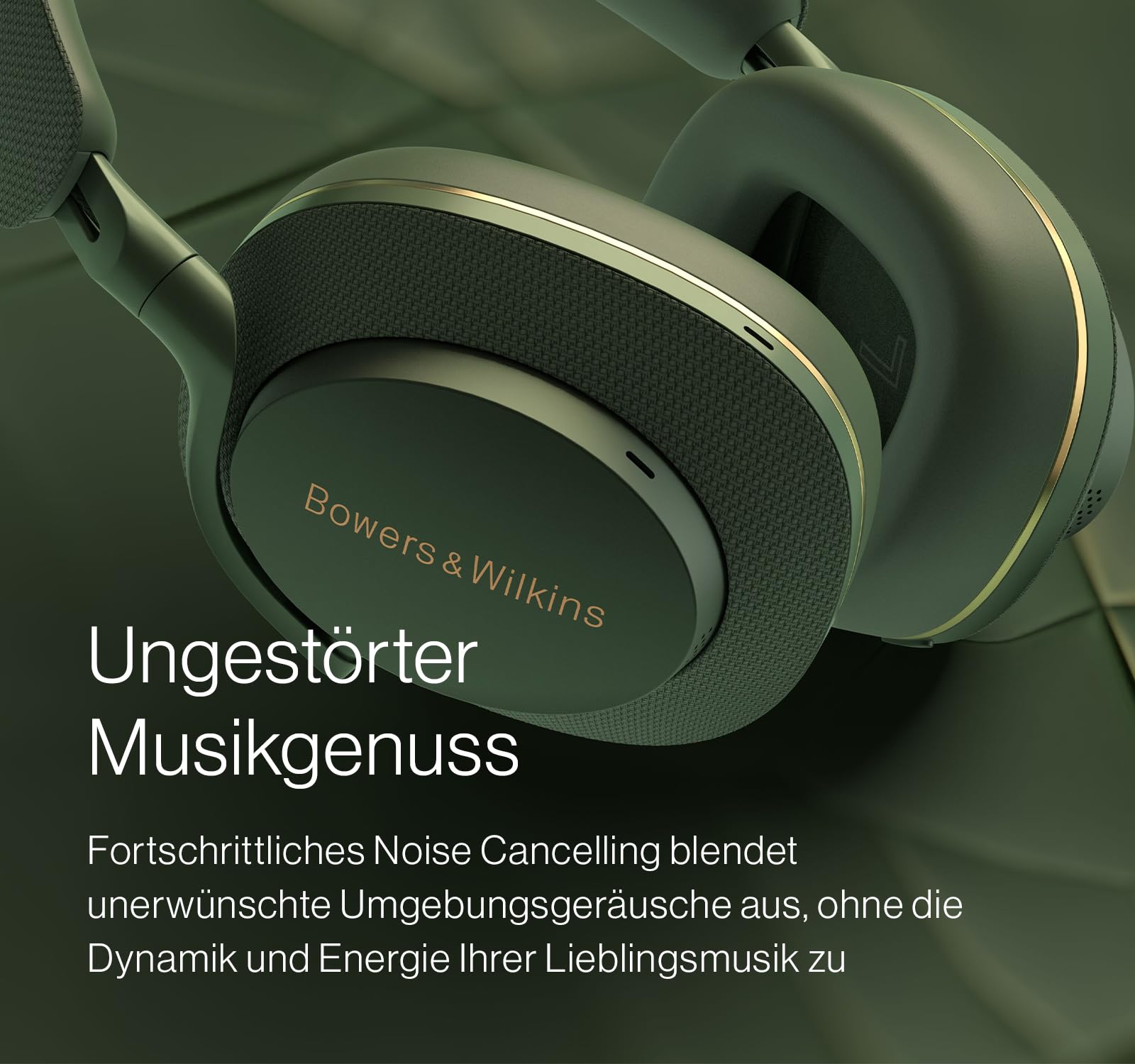 Bowers & Wilkins Px7 PX7 S2e Over-Ear-Kopfhörer Waldgrün mit ANC