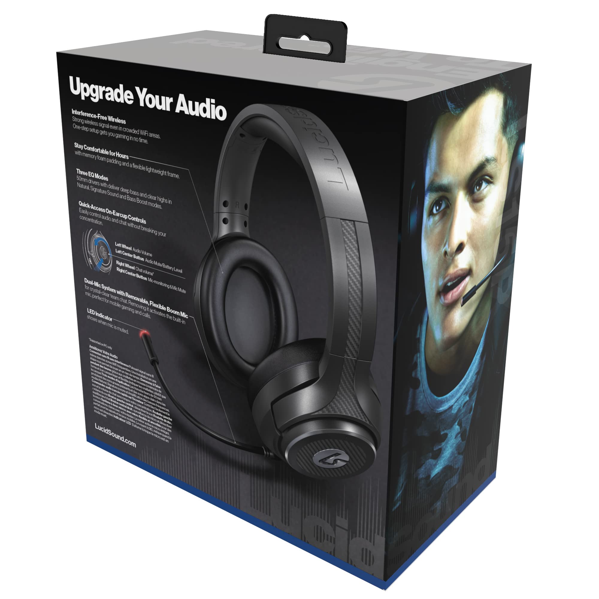 LucidSound LS15 LS15P Wireless Gaming-Headset für PlayStation mit 15 Stunden Laufzeit