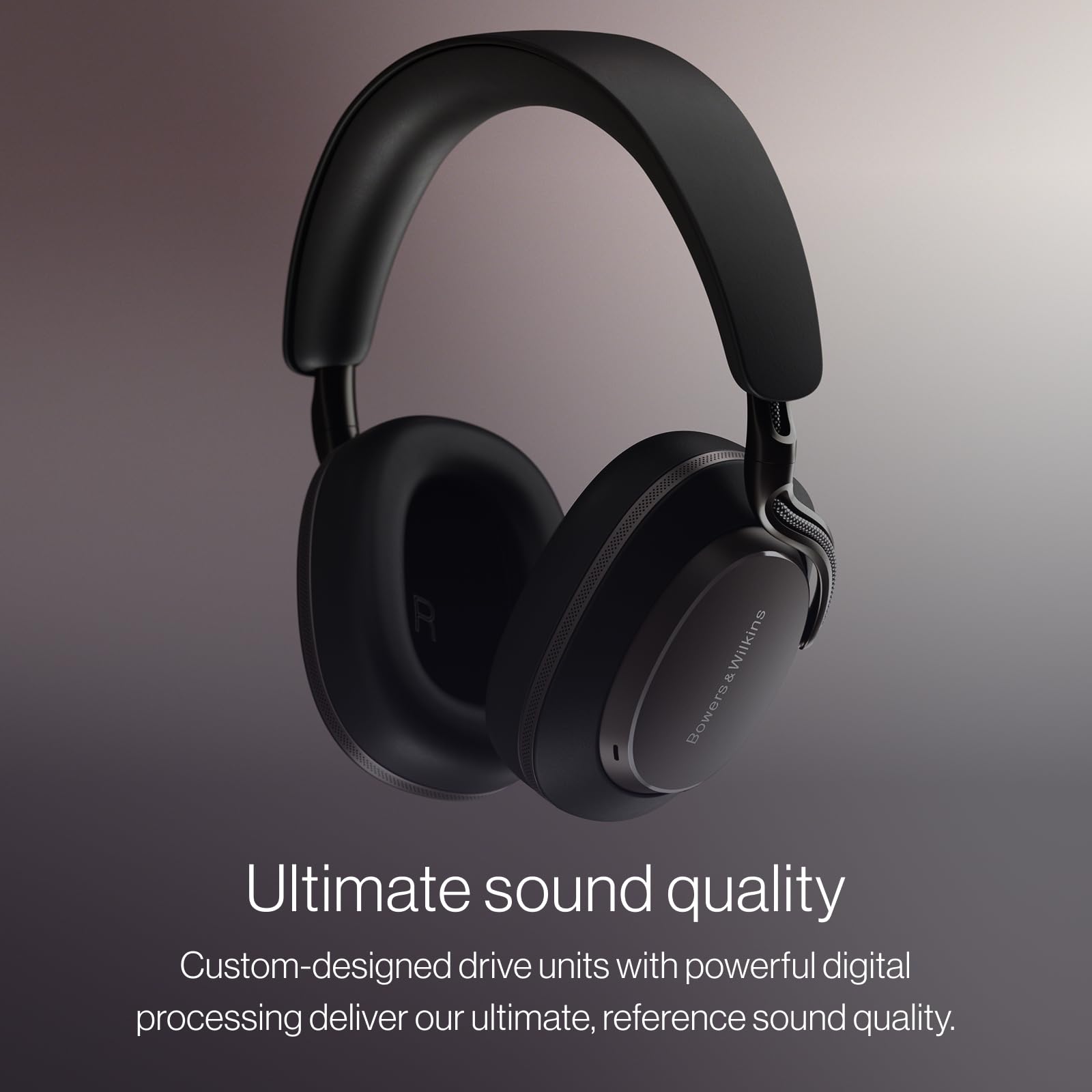 Bowers & Wilkins Px8 S2 Over-Ear-Kopfhörer Onyx Schwarz mit ANC