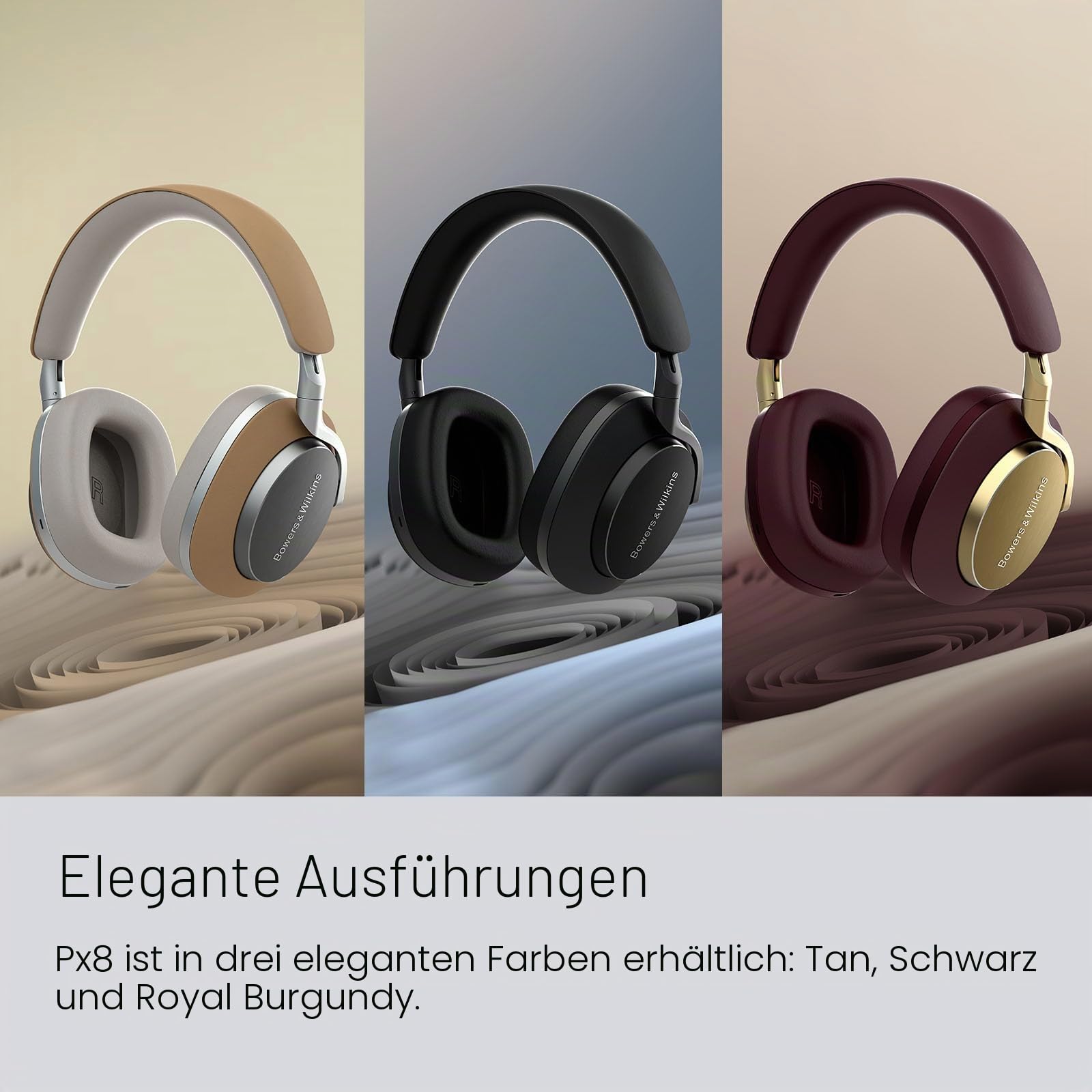 Bowers & Wilkins Px8 Over-Ear-Kopfhörer Beige mit ANC