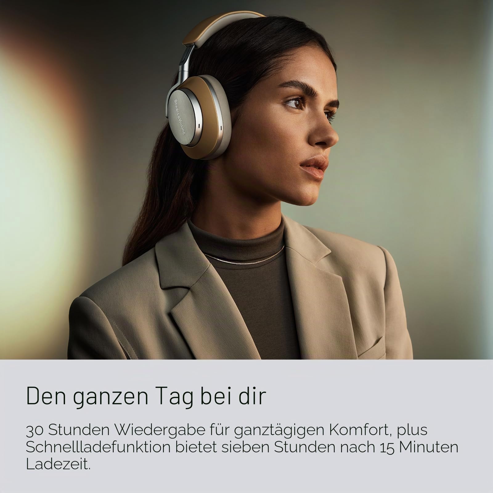 Bowers & Wilkins Px8 Over-Ear-Kopfhörer Grün mit Noise Cancelling