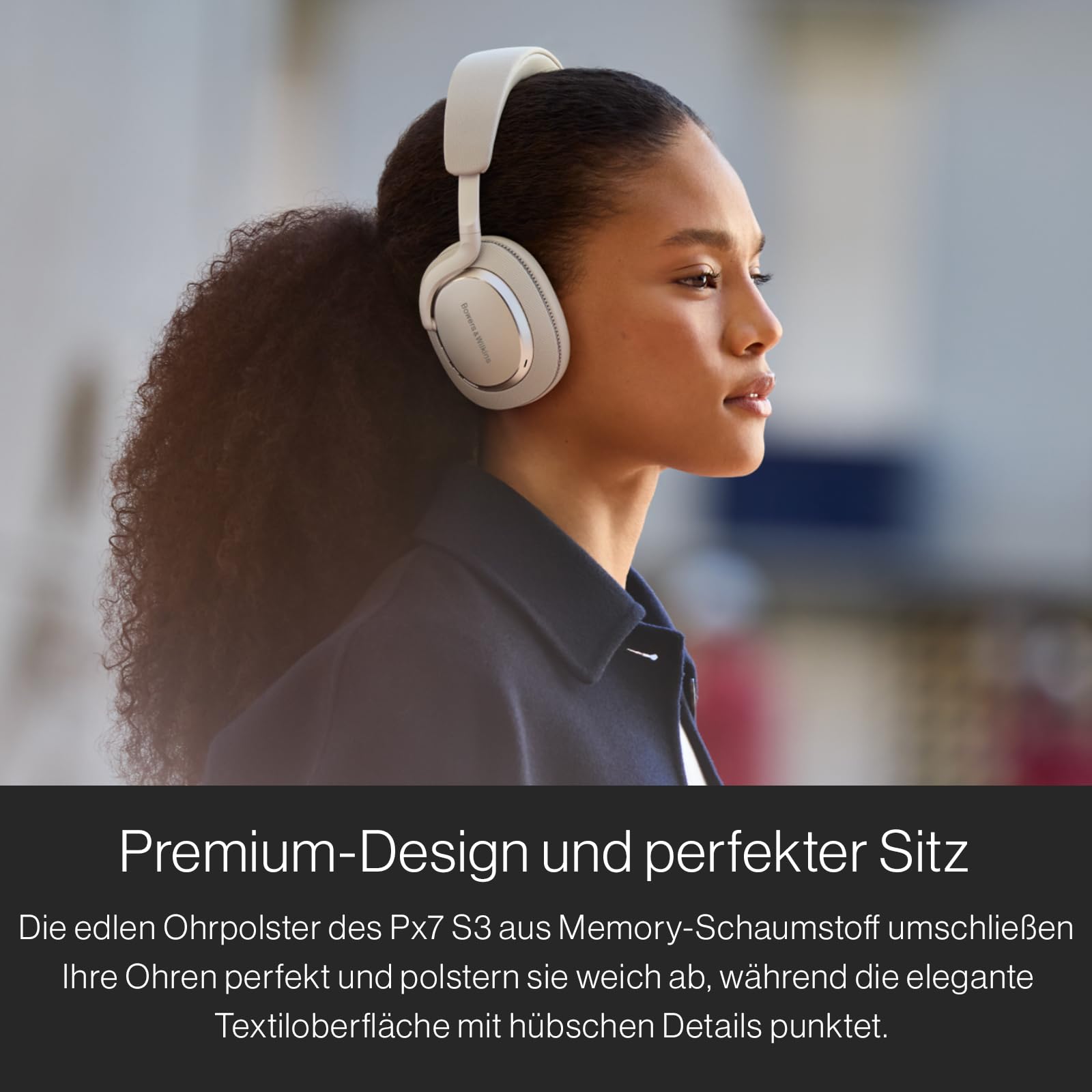 Bowers & Wilkins Px7 S3 Over-Ear-Kopfhörer Weiß mit ANC