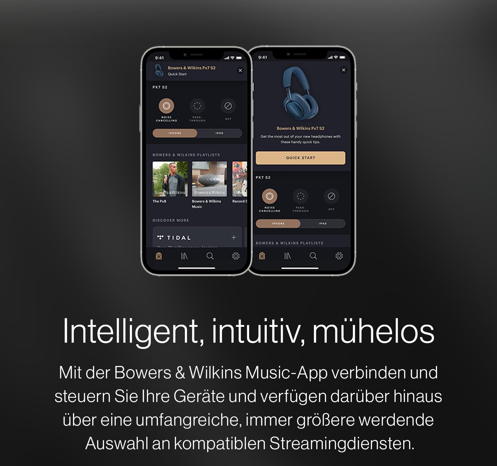 Bowers & Wilkins Px7 PX7 S2e Over-Ear-Kopfhörer Waldgrün mit ANC